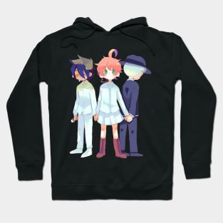 Cute Trio The Promised Neverland Hoodie